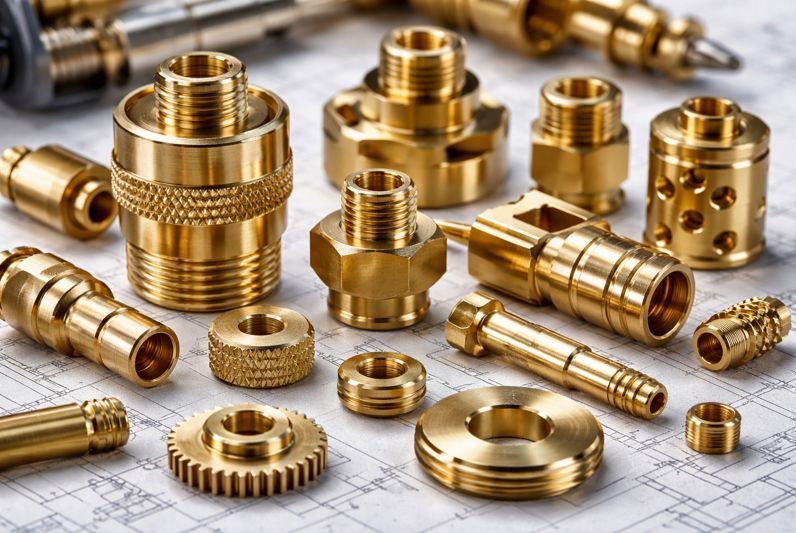 CNC brass parts