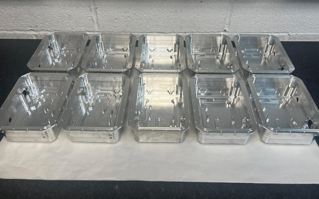 Multiple CNC Machined Aluminium Box for Marine Safety Applications