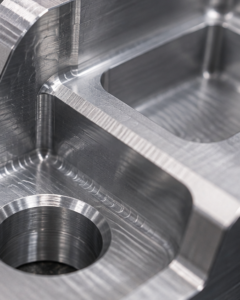 Close-up of a precision machined bore showing controlled diameter and internal surface finish