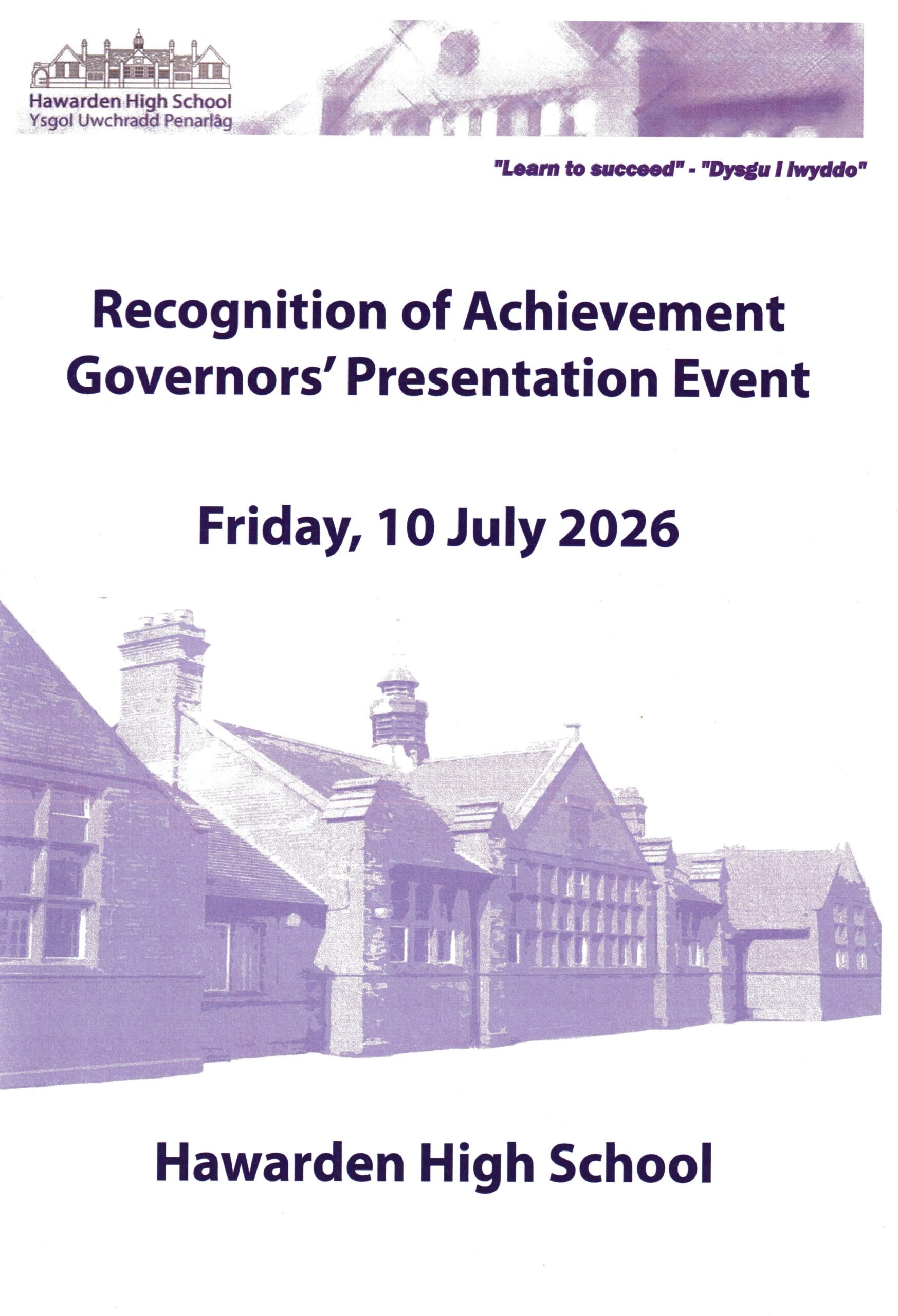 Hawarden High School - Recognition of Achievement Presentation 2026 Hawarden High School - Recognition of Achievement Presentation 2026