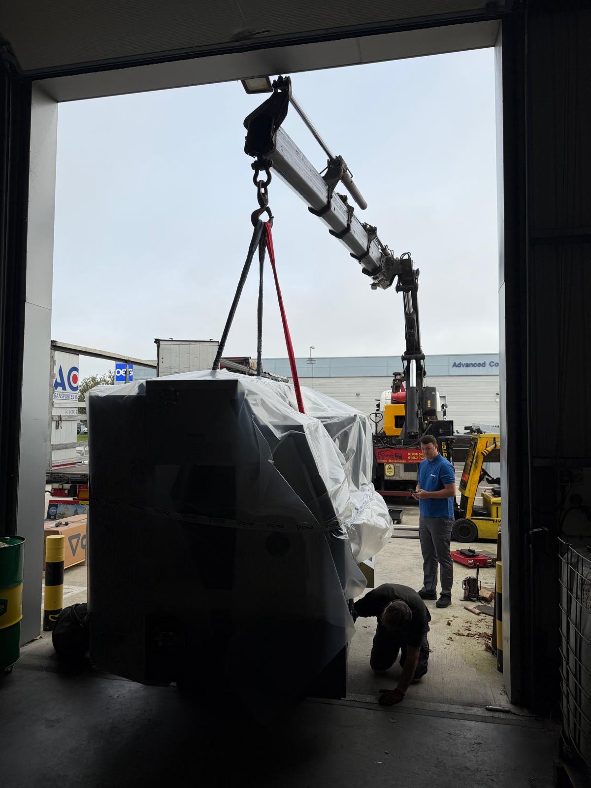 CMZ TA Series CNC Machine Delivered to Tarvin Precision CMZ TA Series CNC Machine Delivered to Tarvin Precision