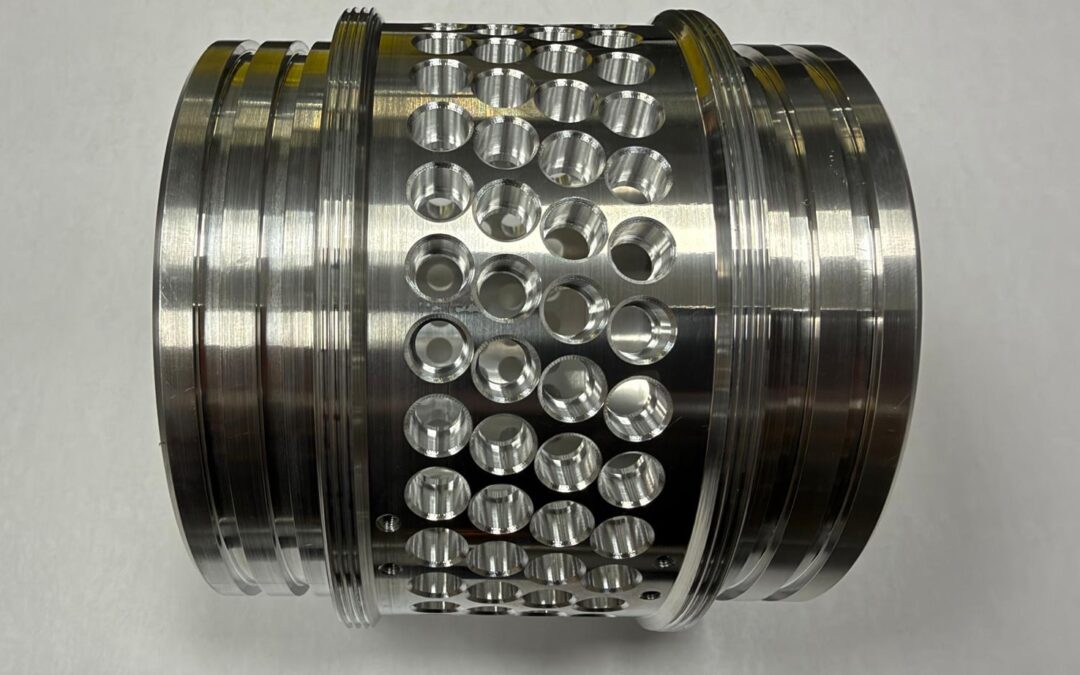 Pipeline Pigging Component - CNC Machined Aluminium Cylinder